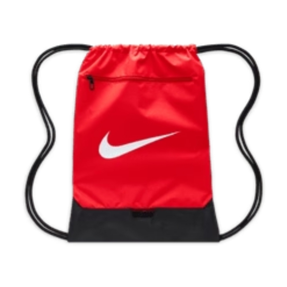 New Nike Brasilia 9.5 Gym Bag Lightweight Gym Sack Game Red